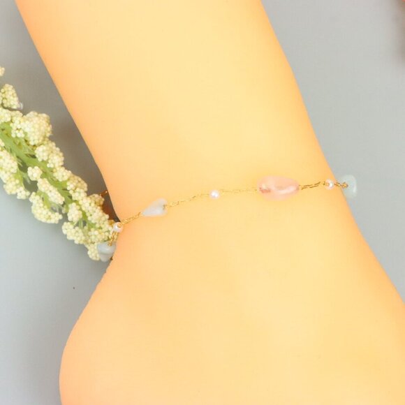 "Handmade Anklet – A Stylish Choice for Women, Thoughtful Gift Idea, EVCH1247 - Picture 5 of 9